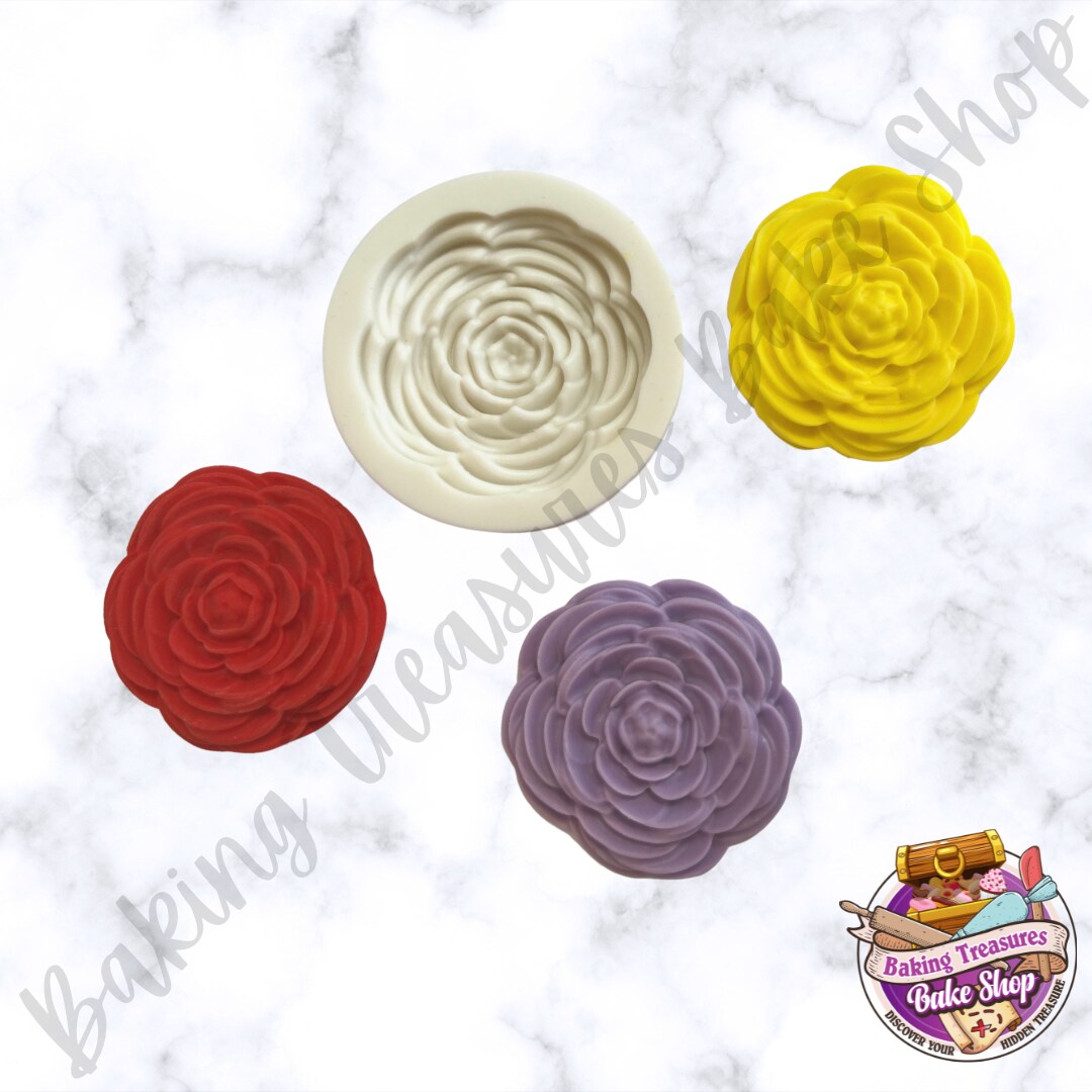 Large Size Rose Silicone Mold