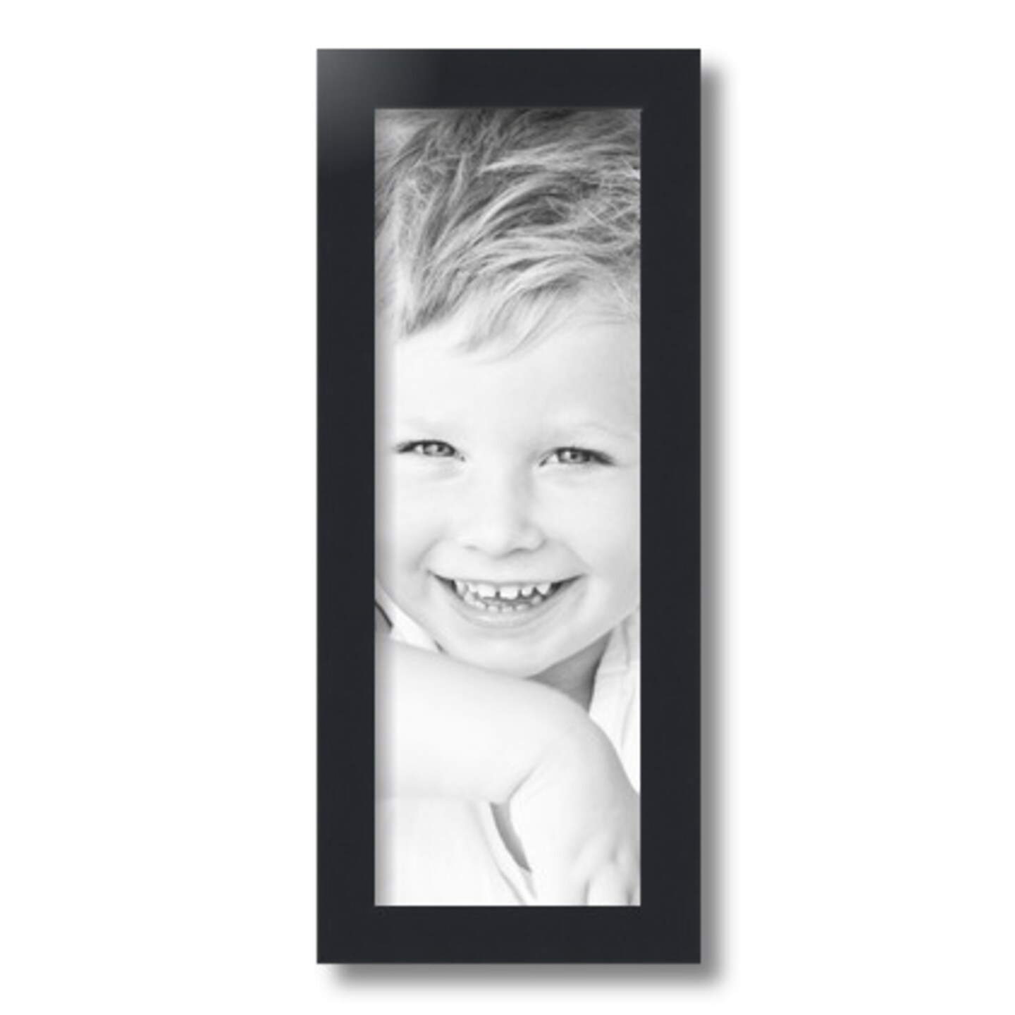 ArtToFrames 6x17 Inch Picture Frame, This 1.25 Inch Custom MDF Poster Frame is Available in Multiple Colors, Great for Your Art or Photos - Comes with Regular Glass and Corrugated Backing (A96BY)