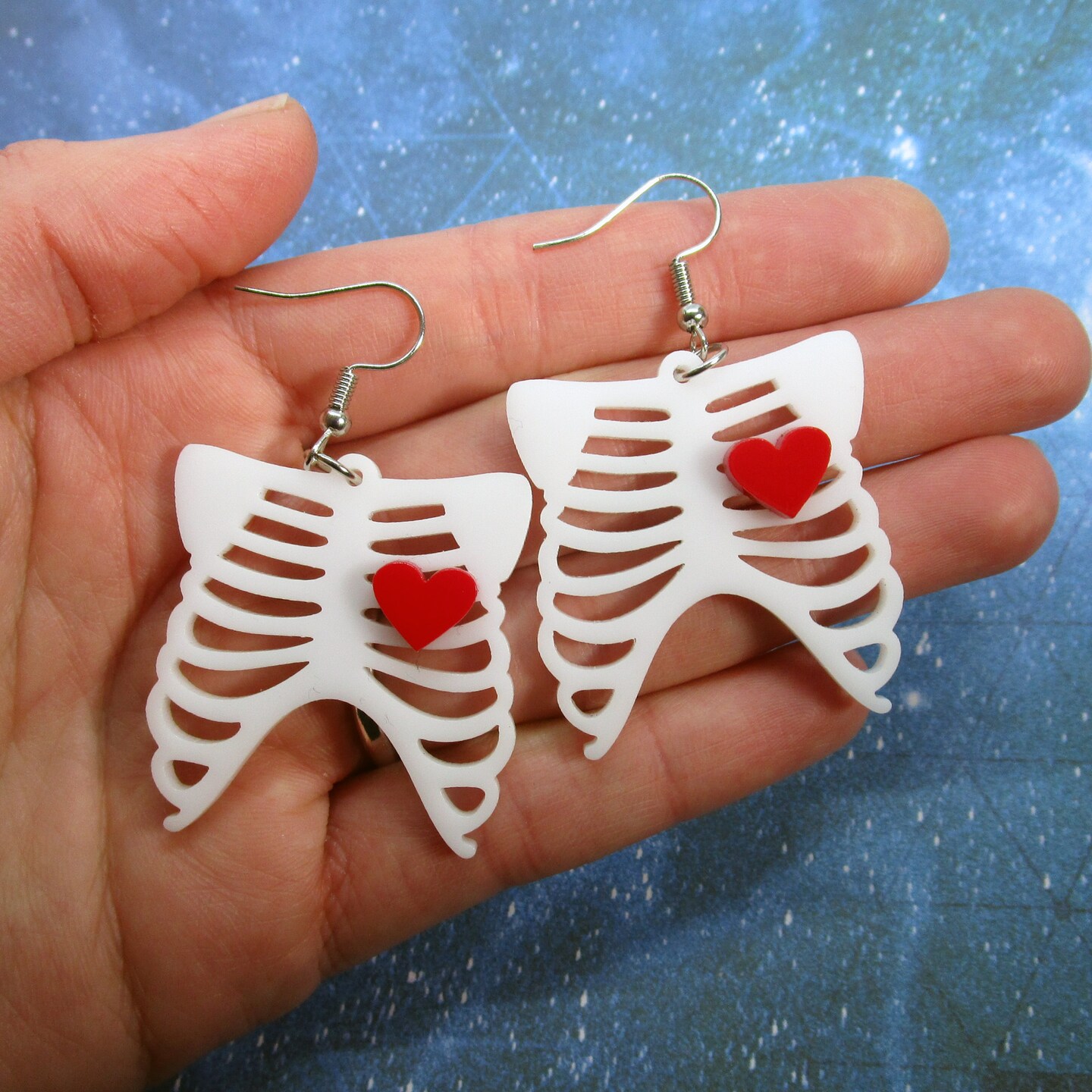 CWVHQ Halloween Earrings – Funny Acrylic Dangle Earrings (Pumpkin, Skull, Ghost, Spider & More) For Costume Parties & Festive Outfits-1095552