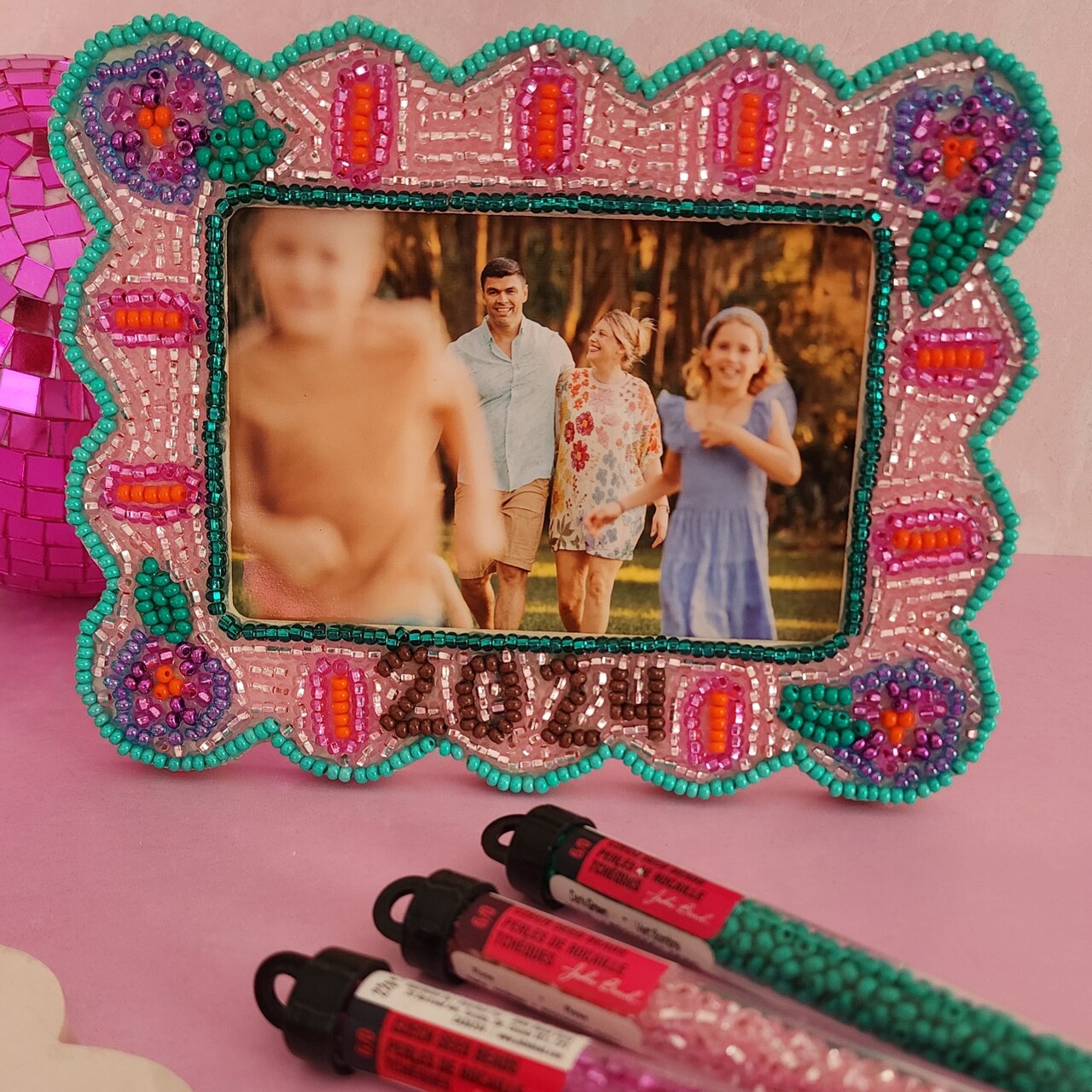 Decorative Beadwork for Picture Frames Workshop with John Bead