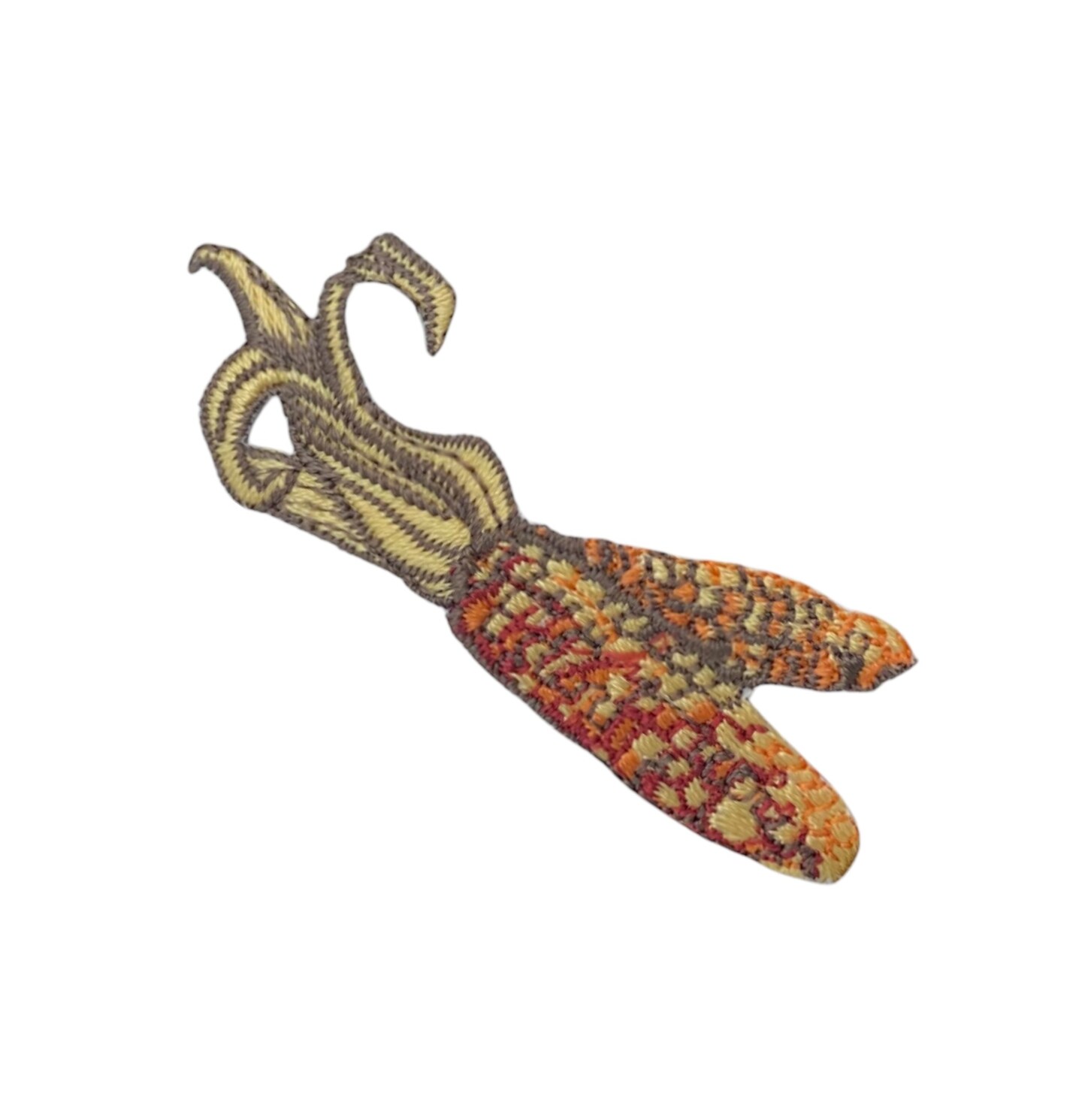 Indian Corn, Maize, Flint, Fall Harvest, Embroidered, Iron on Patch