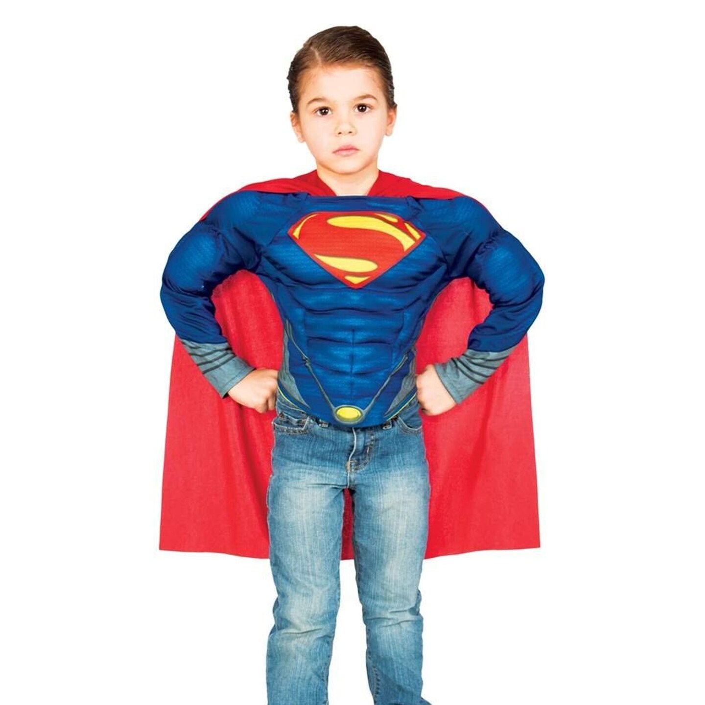 Boy&#x27;s Superman Muscle Shirt Costume