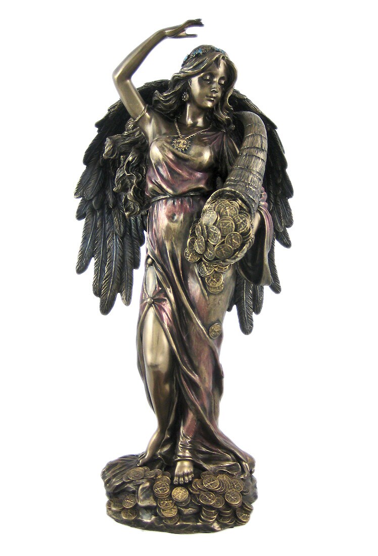 Bronze Fortuna Roman Goddess Of Fortune Statue Tykhe
