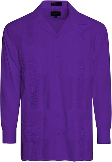 Omega Microfiber Slim fit Shirt non pleat, Color: Purple, Size: S |  Michaels