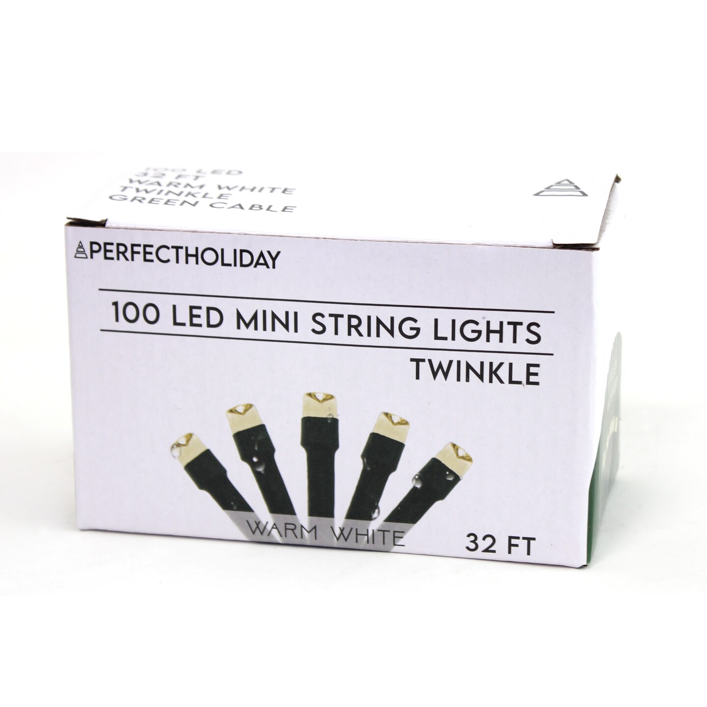 Perfect Holiday 100 LED String Lights Waterproof Outdoor Flashing