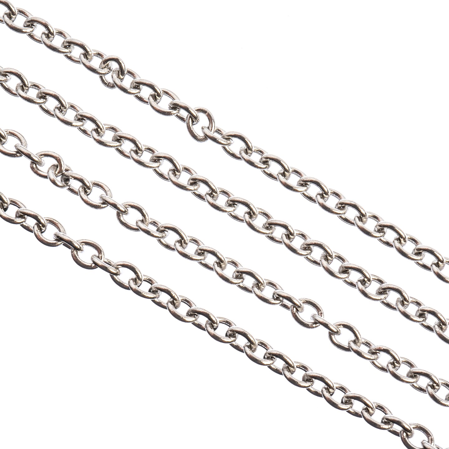 John Bead 1m Stainless Steel Rolo Chain with 2.9mm Links