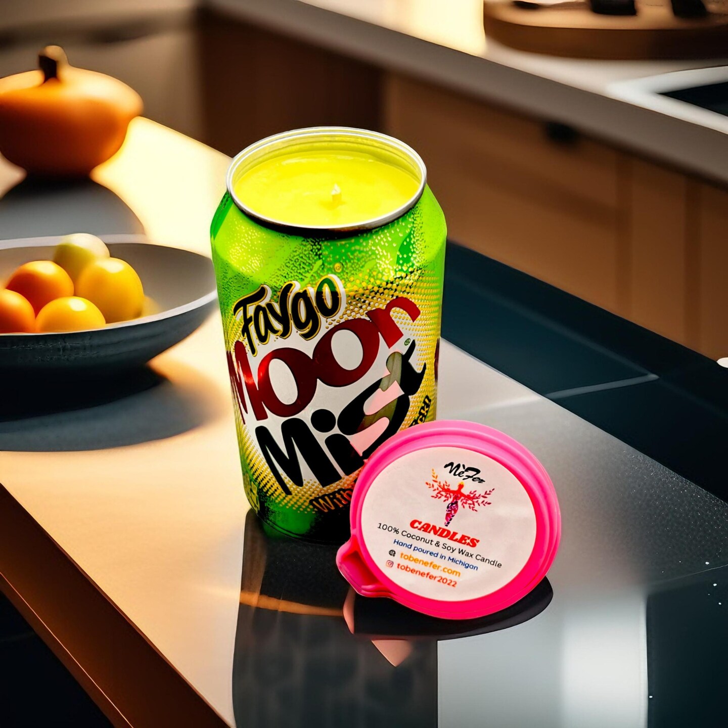 Faygo Moon Mist Soda Pop Can Candle | Michigan Treasure | Unique