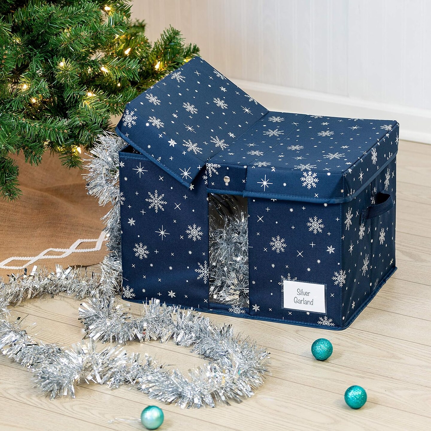 Deluxe Holiday Storage Box SFT-09558 Navy Blue