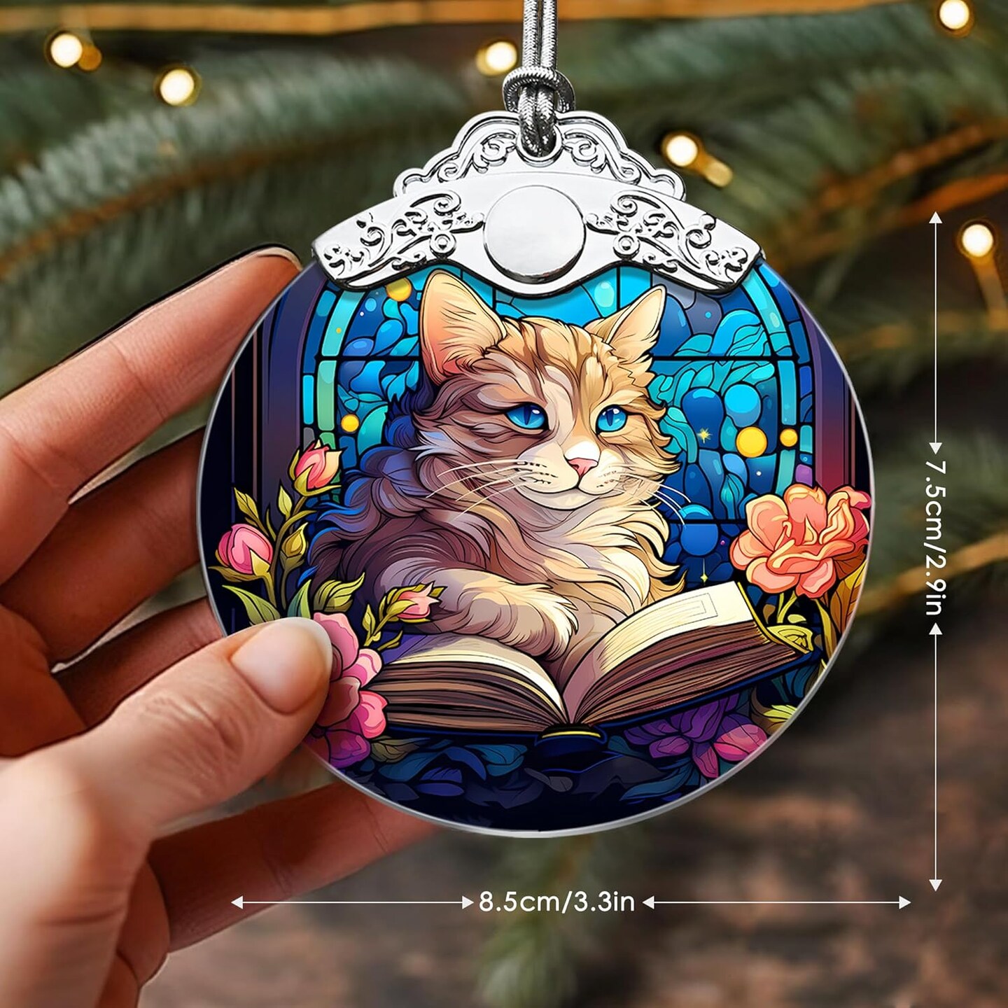 2024 Christmas Ornament, Cat Christmas Ornaments, Ornaments for Christmas Tree, Cat Christmas Tree Ornaments, Pet Holiday Decor