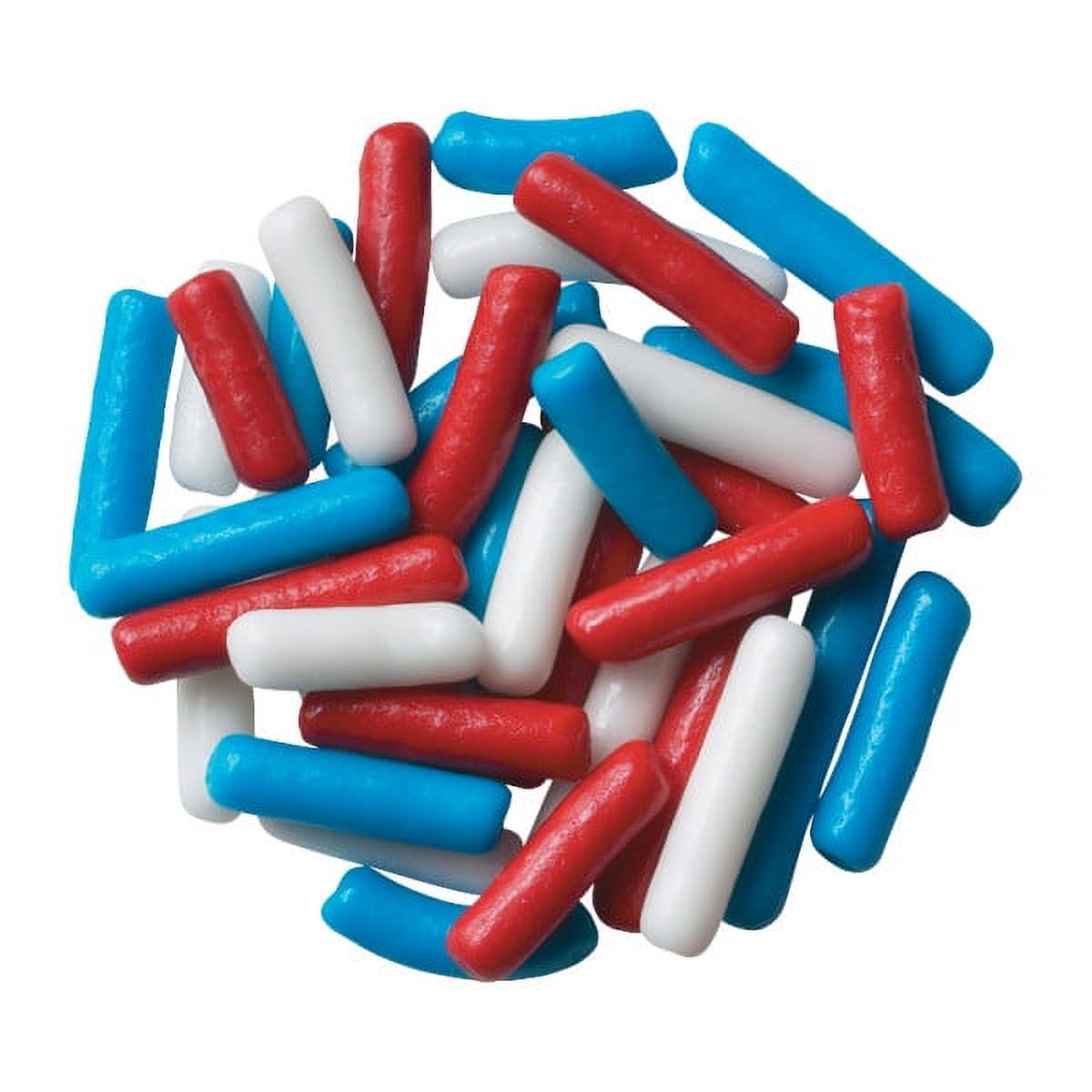 Red, White, &#x26; Blue Sprinkles - 4oz