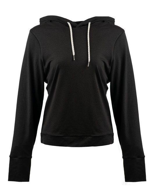 Burnside&#xAE; Ladies Modest Crop Hooded Sweatshirt