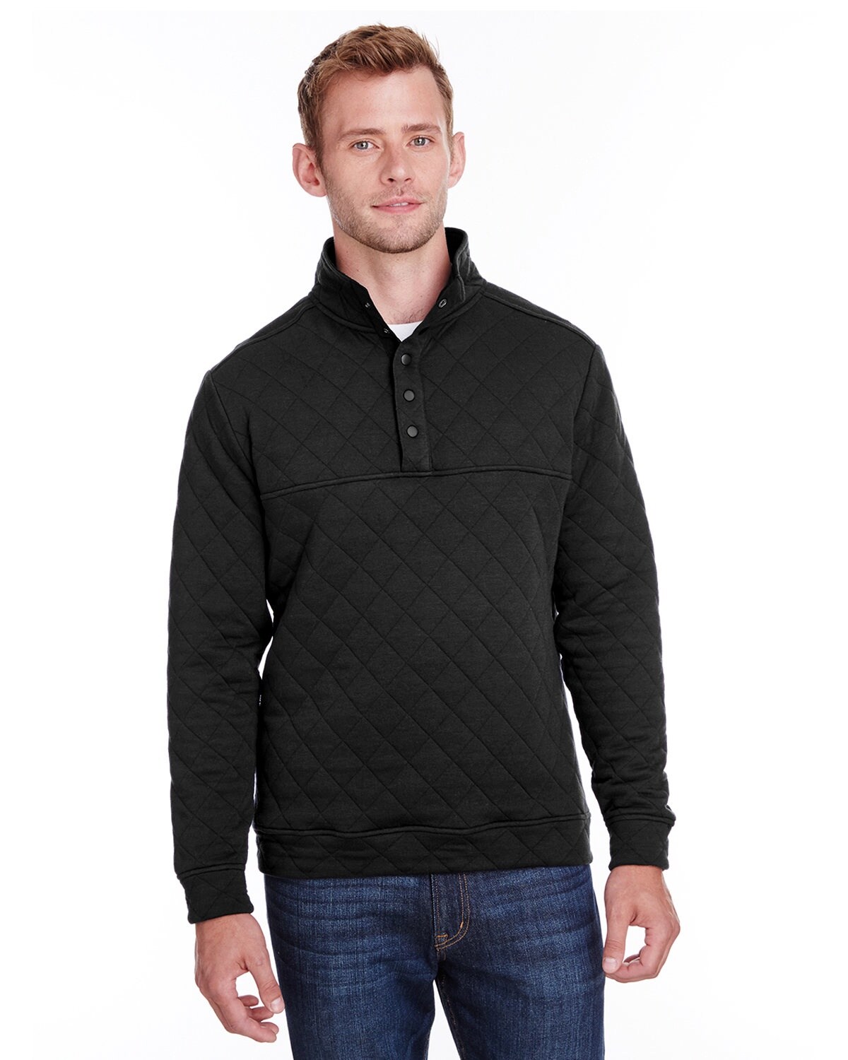 J America® Quilted Snap Pullover | Michaels