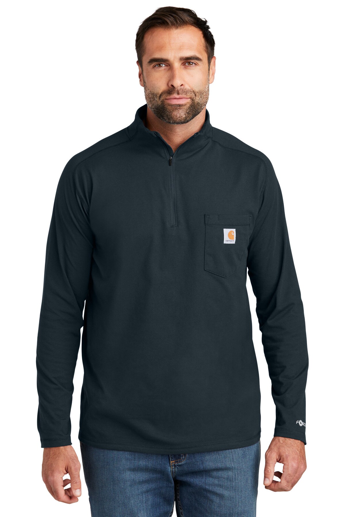 Carhartt&#xAE; Force Zip Long Sleeve T-Shirt