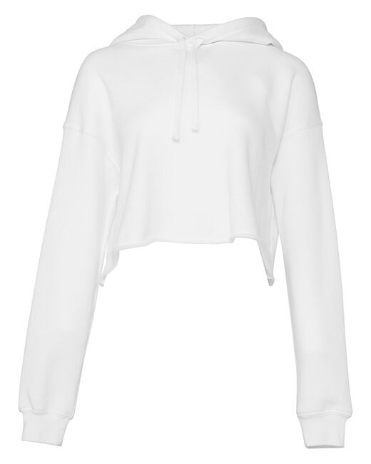 Bella + Canvas&#xAE; Ladies&#x27; Cropped Long Sleeve Fleece Hoodie