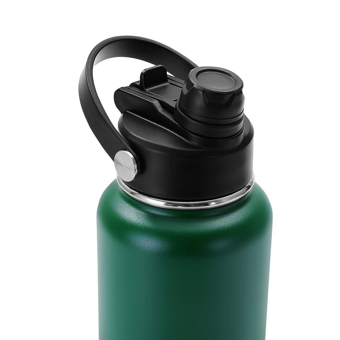 Makerflo 32 oz Hydro Powder Coated Water Bottle with 2-in-1 Lid | Craft-Ready for DIY Gifts & Personalization (Laser Engravable, UV DTF, Epoxy, Vinyl) - Not for sublimation and DTF