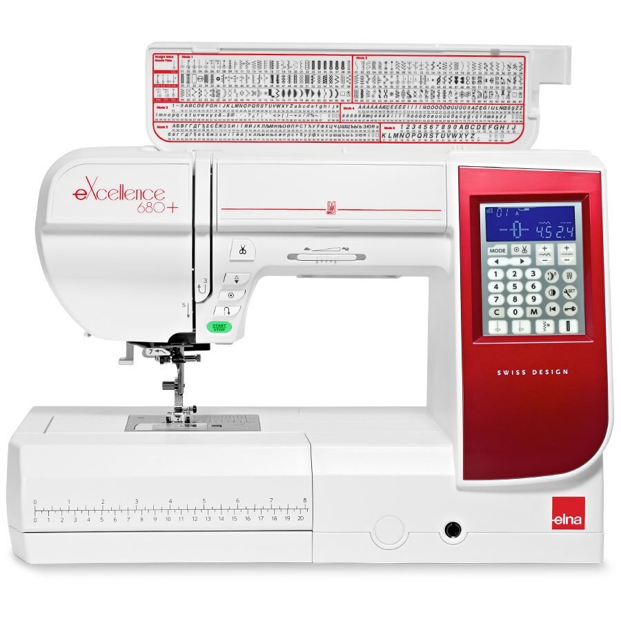 Elna eXcellence 680 PLUS Anniversary Edition Sewing and Quilting Machine