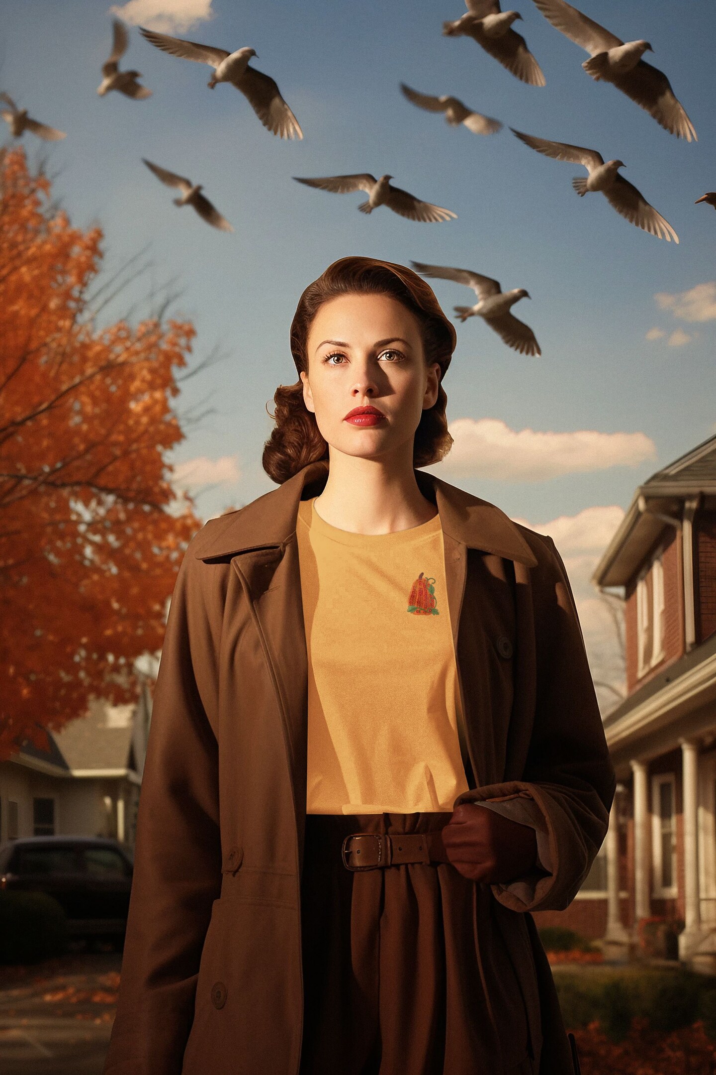 Sequin Pumpkin, Embroidered, Iron on Patch