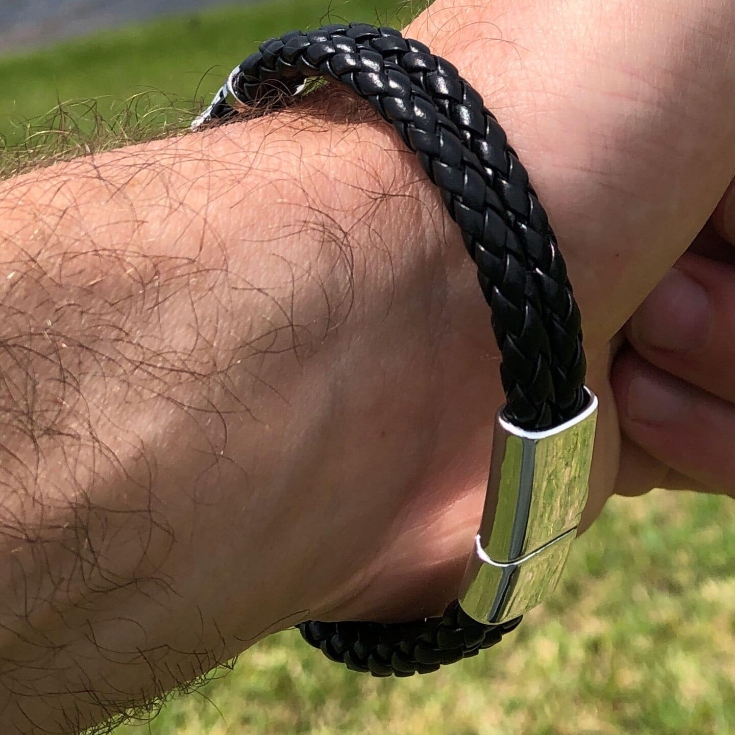 Leather christian bracelets online