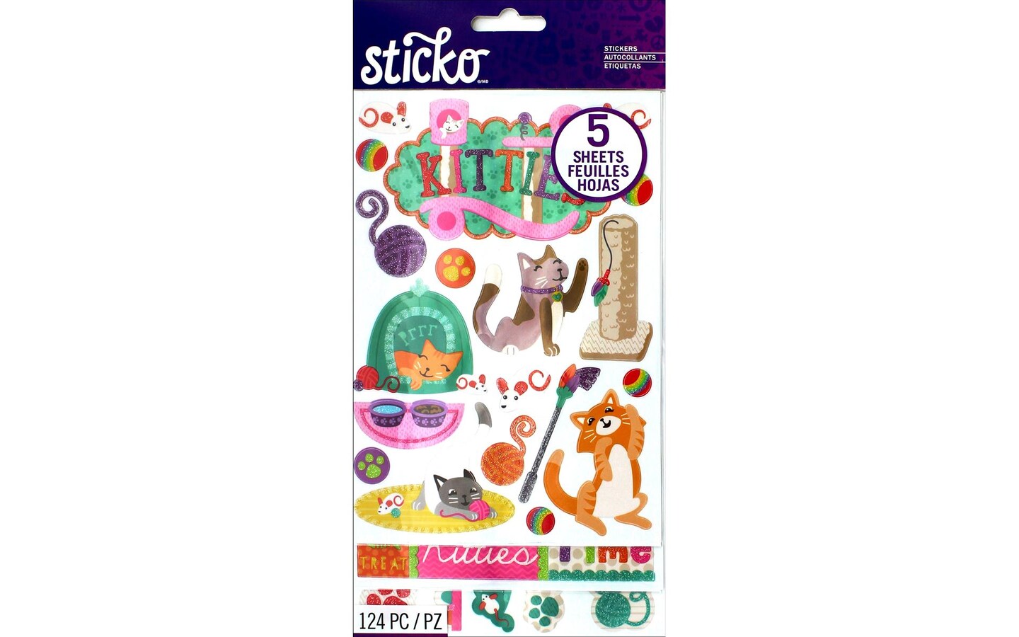 EK Sticko Sticker Flip Pack Kitties