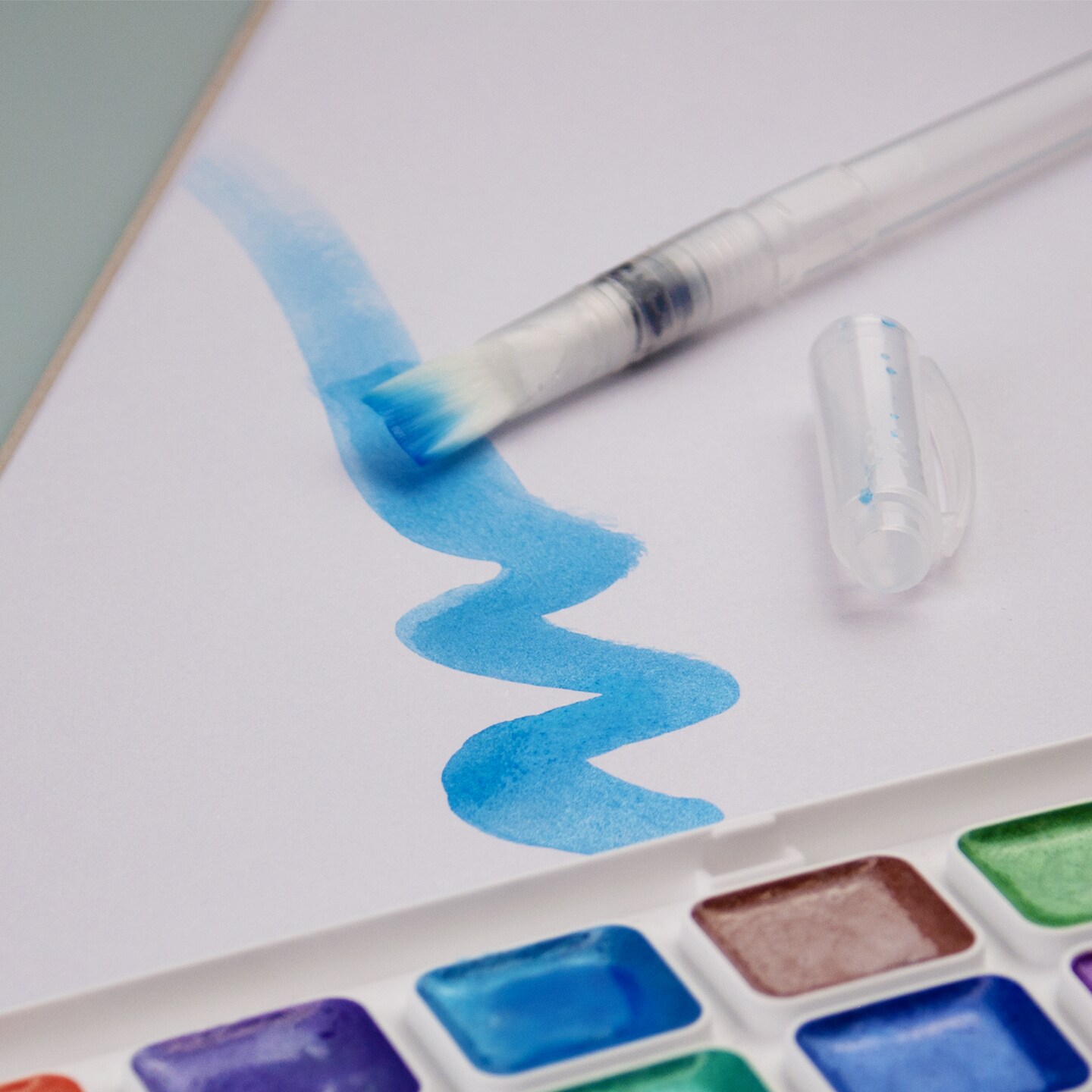 3-Piece Watercolor Brush Set Kit