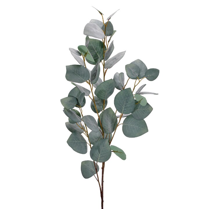 37&#x22; Artificial Green Eucalyptus Spray - Faux Greenery Stem (MTF23813)