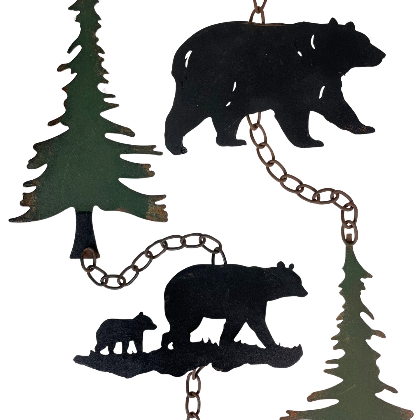 Metal Rain Chain - Cute Animal Designs - Weighted Bell