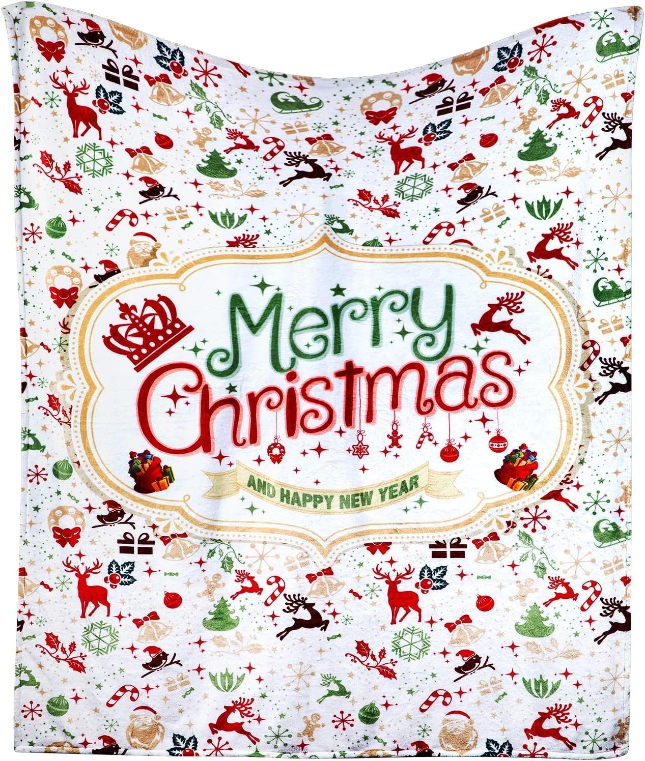 Soft Christmas Throw Blanket Gifts for Women Men Kids, for Mom, Dad, Grandma, Daughter, Son, Sister, Brother, Best Friend, Christmas Blankets and Throws, 60 x 50