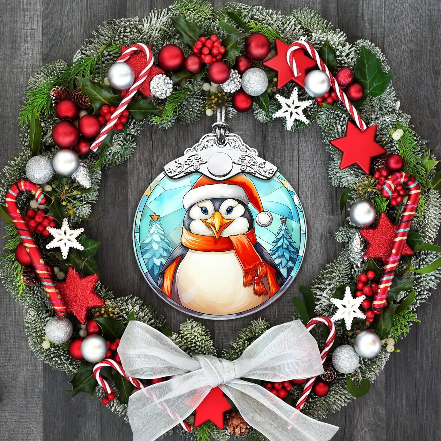 Penguin Christmas Ornaments, Penguin Ornaments for Christmas, Christmas Tree Ornaments, Holiday Decor