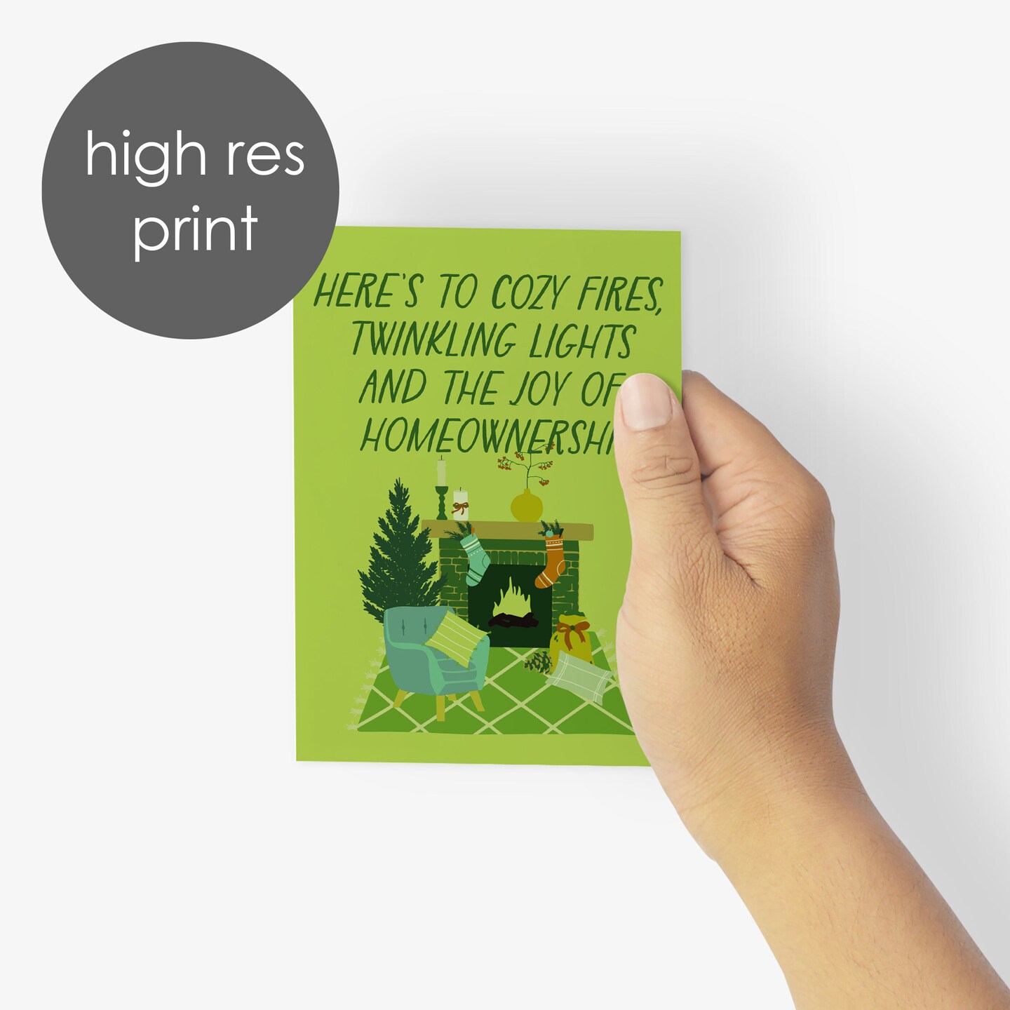 Real Estate Christmas Cards - 24-Pack Holiday Greeting Cards with 6 Cozy New Home Designs, Perfect for Realtors to Share Merry Christmas & Holiday Wishes with Clients, Blank Inside for Personalized Messages - Warm and Festive Stationery Set