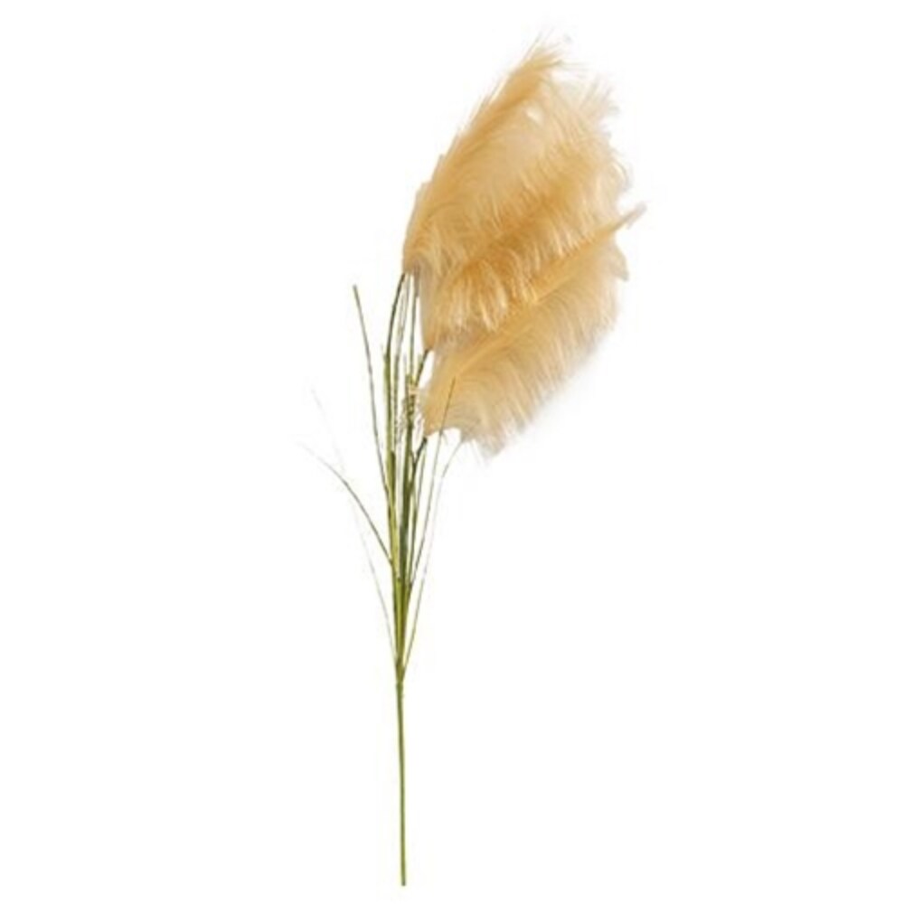 Triple Pampas Grass Spray Natural