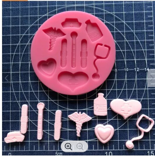 Nurse Themed Silicone Mold