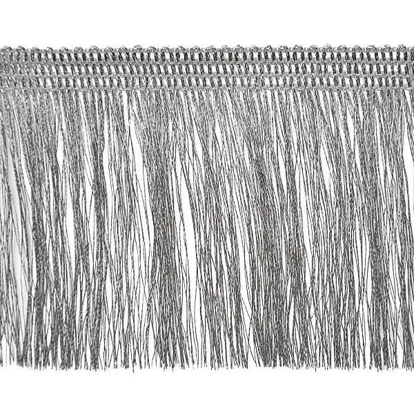 5 yards of Etta 2 1/4&#x22; Metallic Fringe Trim | 5 yard cut