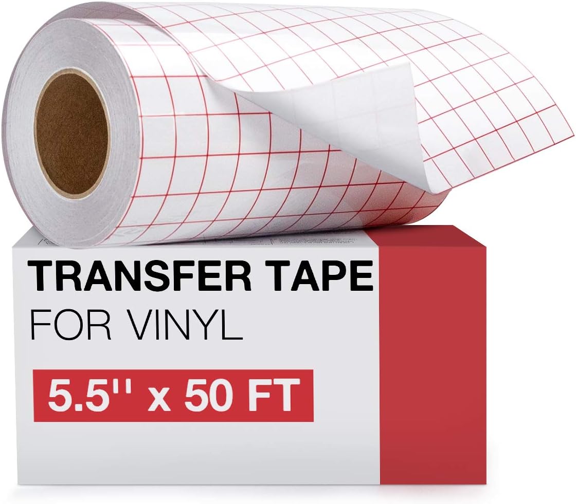 Transfer Tape for Vinyl- 5.5&#x22; x 50 FT