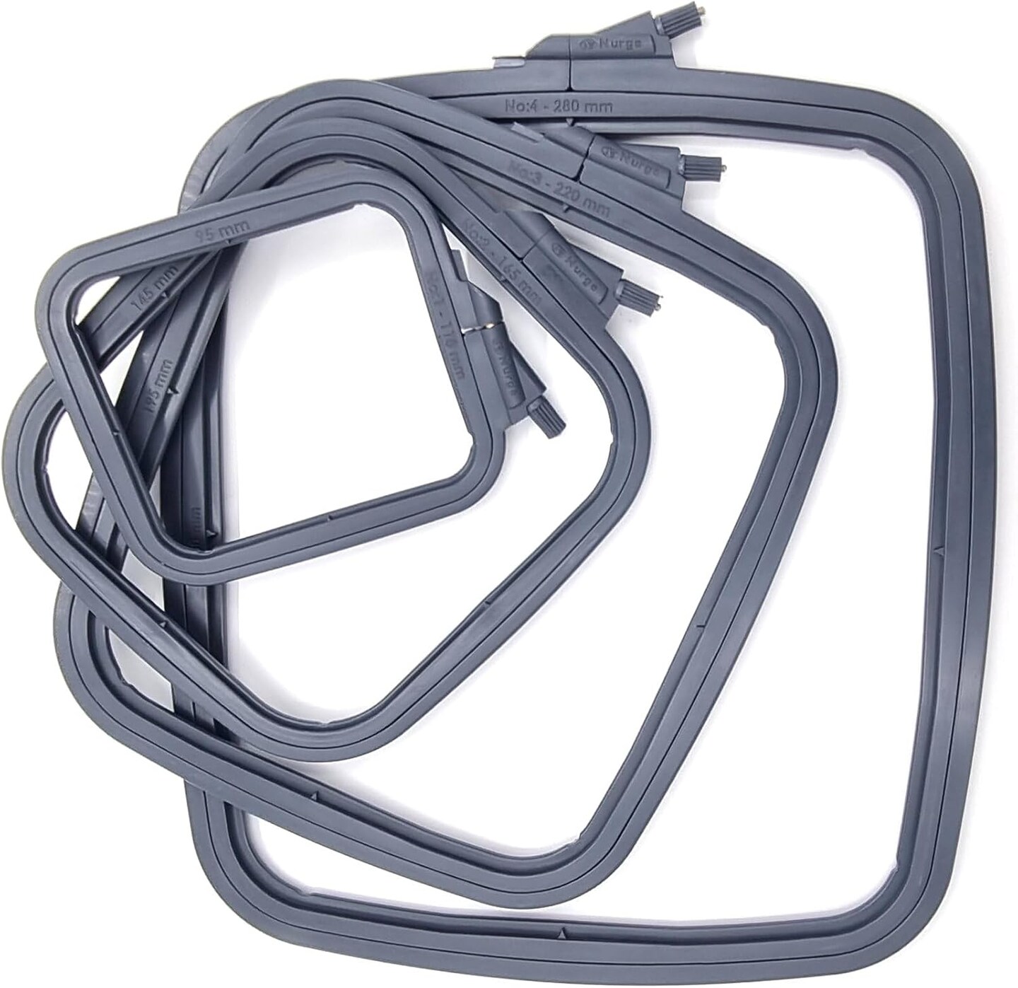 Plastic Square Hoop Nurge 170-14 Anthracite
