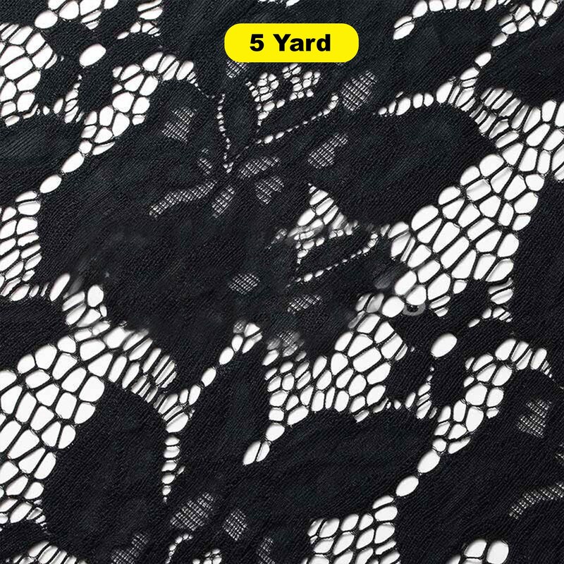 Blossom Lace Fabric 4-Way Stretch Nylon Spandex 58/60" Wide for Apparel & Accessories