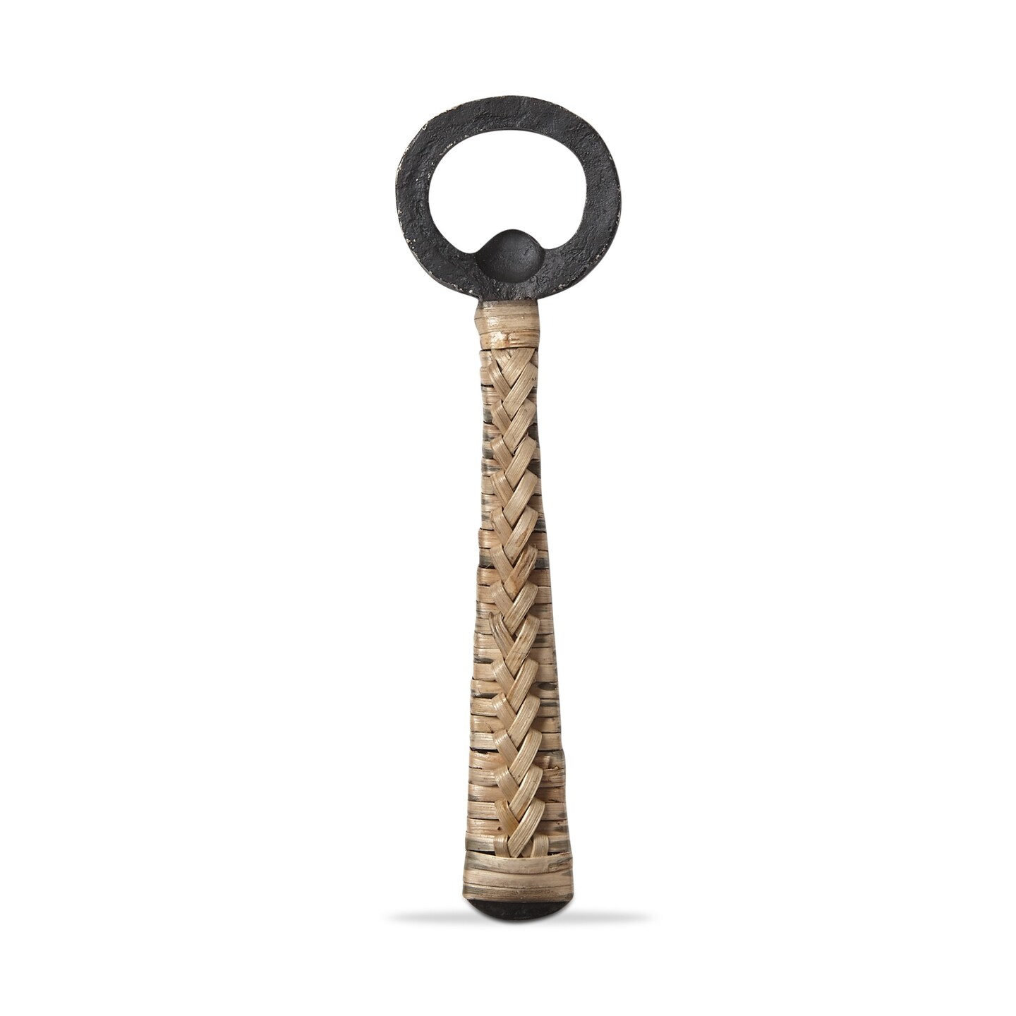 Bamboo Handle Forged Bottle Opener