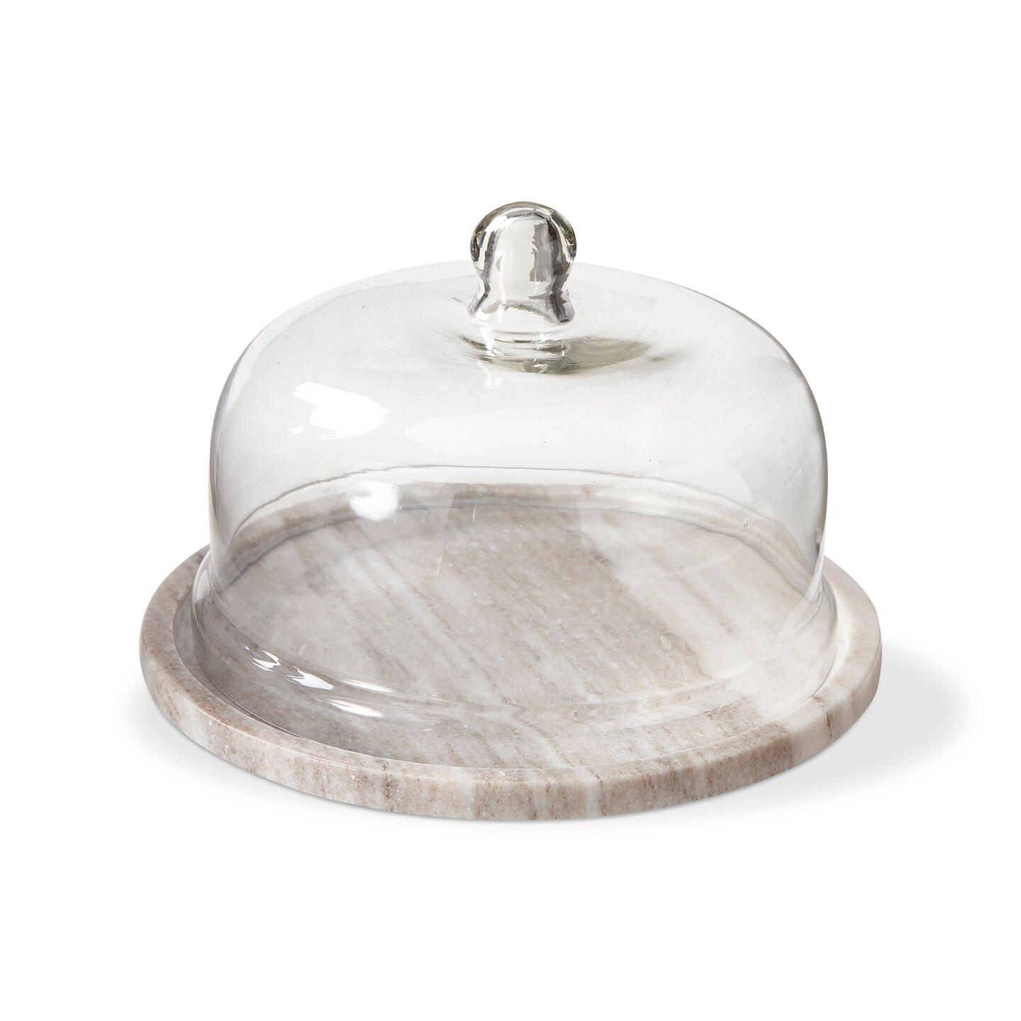 Onyz Marble Board with Glass Dome Set Of 2