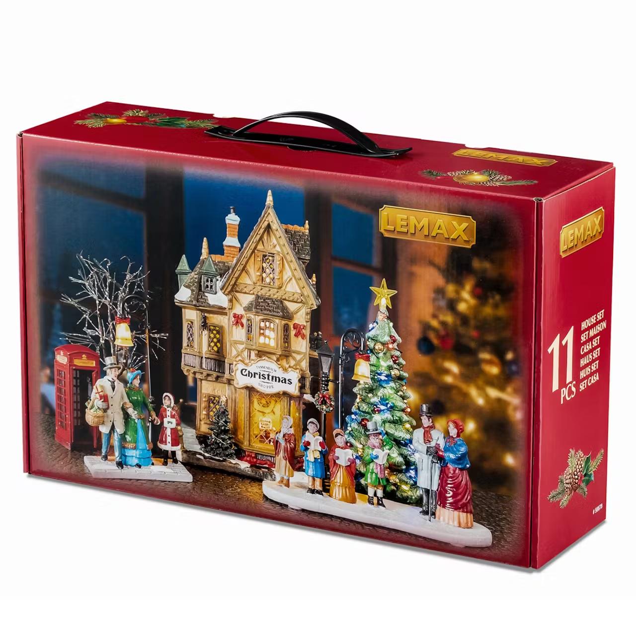 Lemax Caddington Village: Tannenbaum Christmas Shoppe Set
