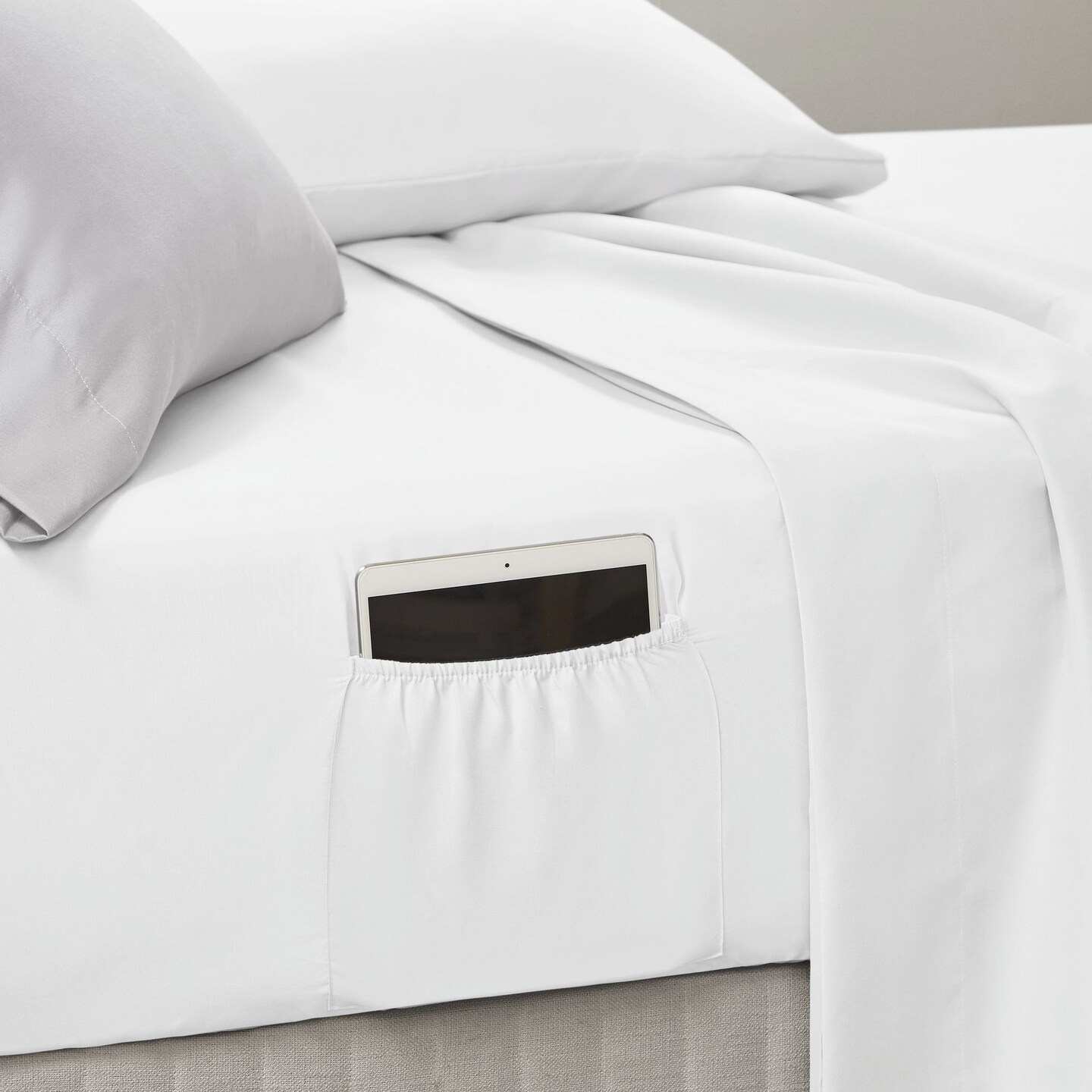 Modern Botanical Twin Comforter Set with Bed Sheets Yellow and Gray