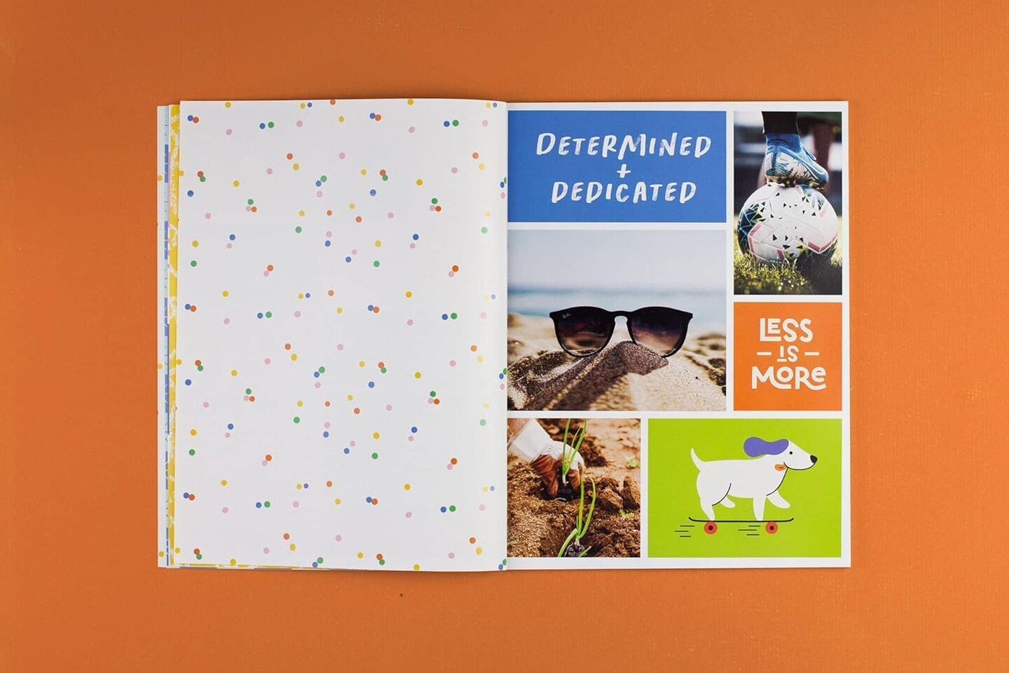 Vision Board Book for Collage Making & Scrapbooking (Kid/Teen)