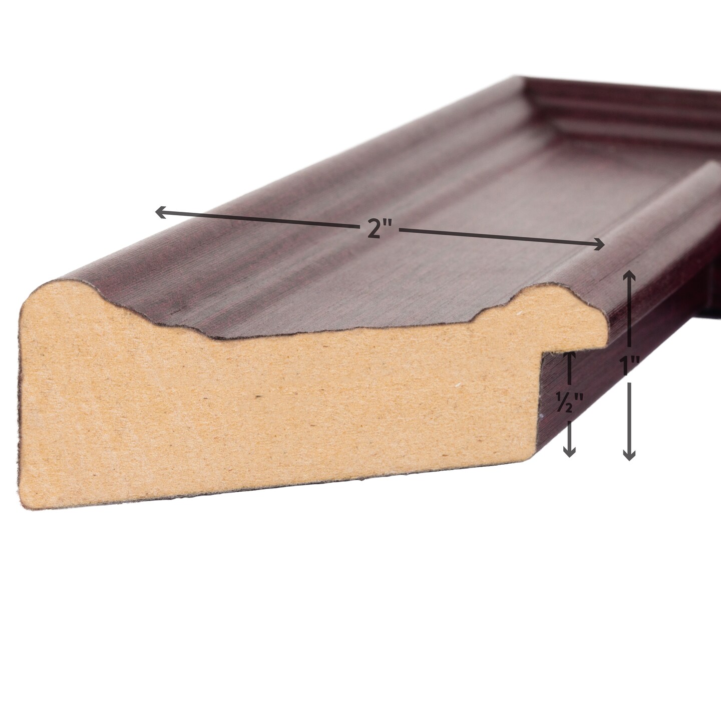 11x14 Picture Frame, Revival 2 Inch MDF Moulding, Wall Display Frame for Art, Posters, or Photos by wallsthatspeak