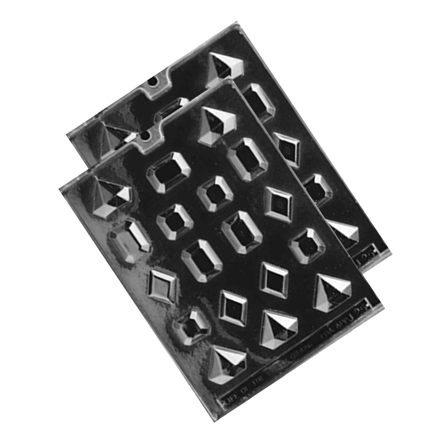 Jewels Chocolate Mold/1-1/2&#x22; x 1-1/4&#x22; x 1/2&#x22; Deep
