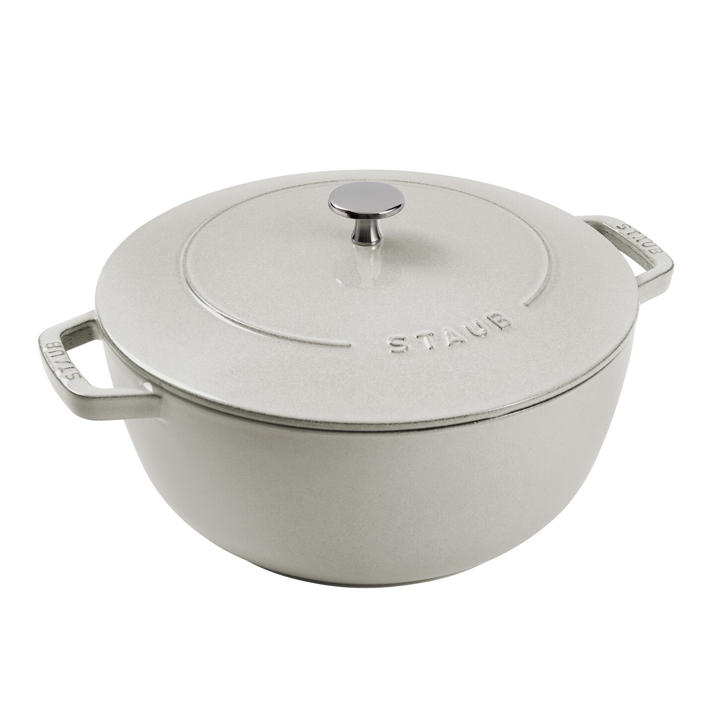 Staub Cast Iron Essential French Oven, Dutch Oven, 5-quart, serves 5-6, Made in France