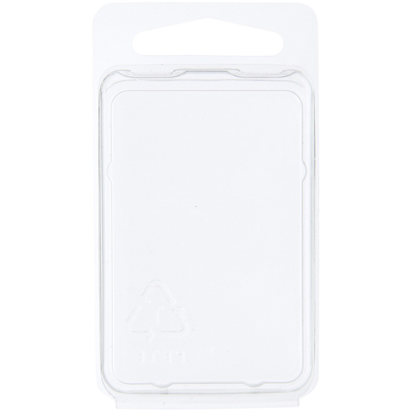 Collecting Warehouse Clear Plastic Clamshell Package / Storage Container, 2.4375" H x 1.5625" W x 0.5" D