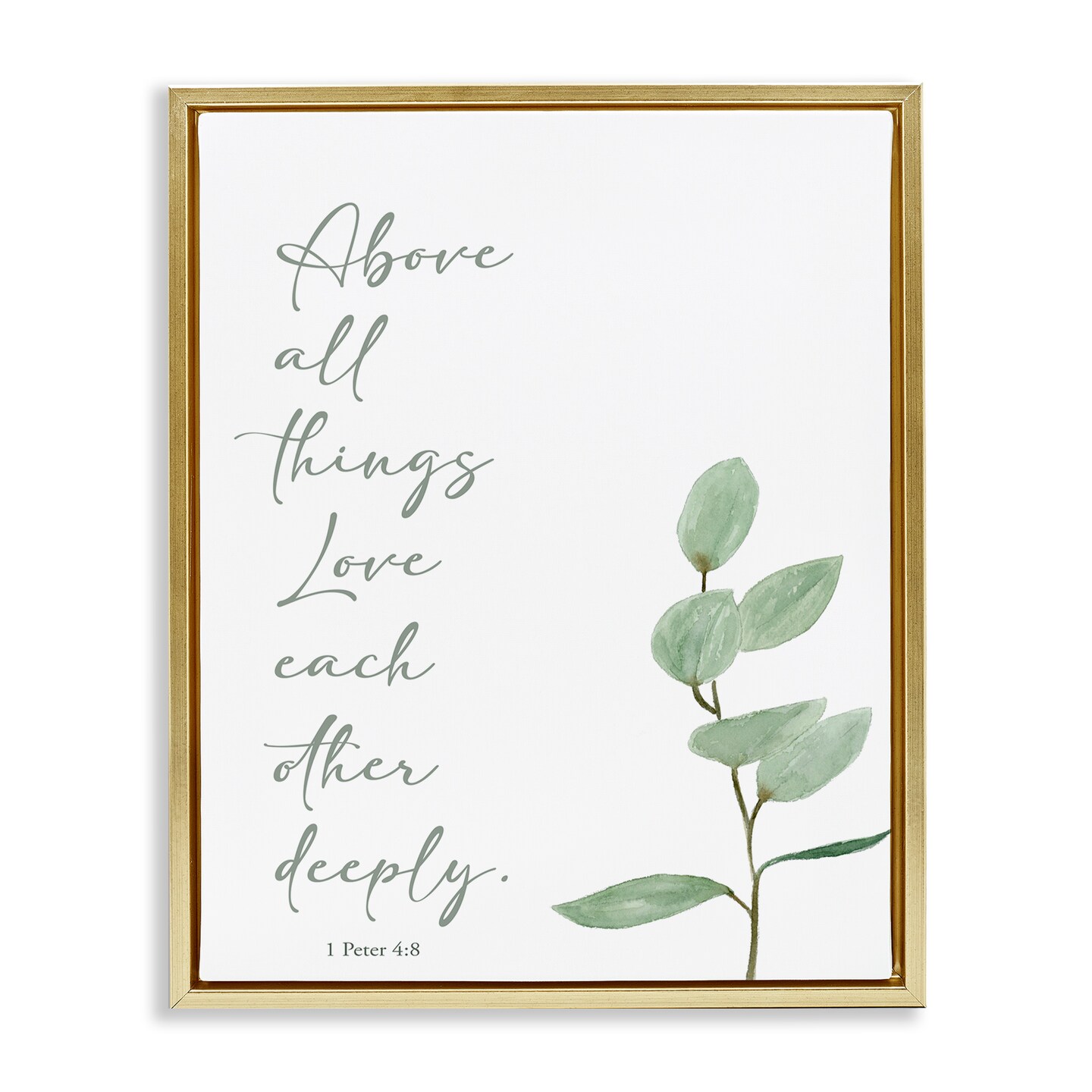 Stupell Industries Love Each Other Deeply Floating Frame Design by ...