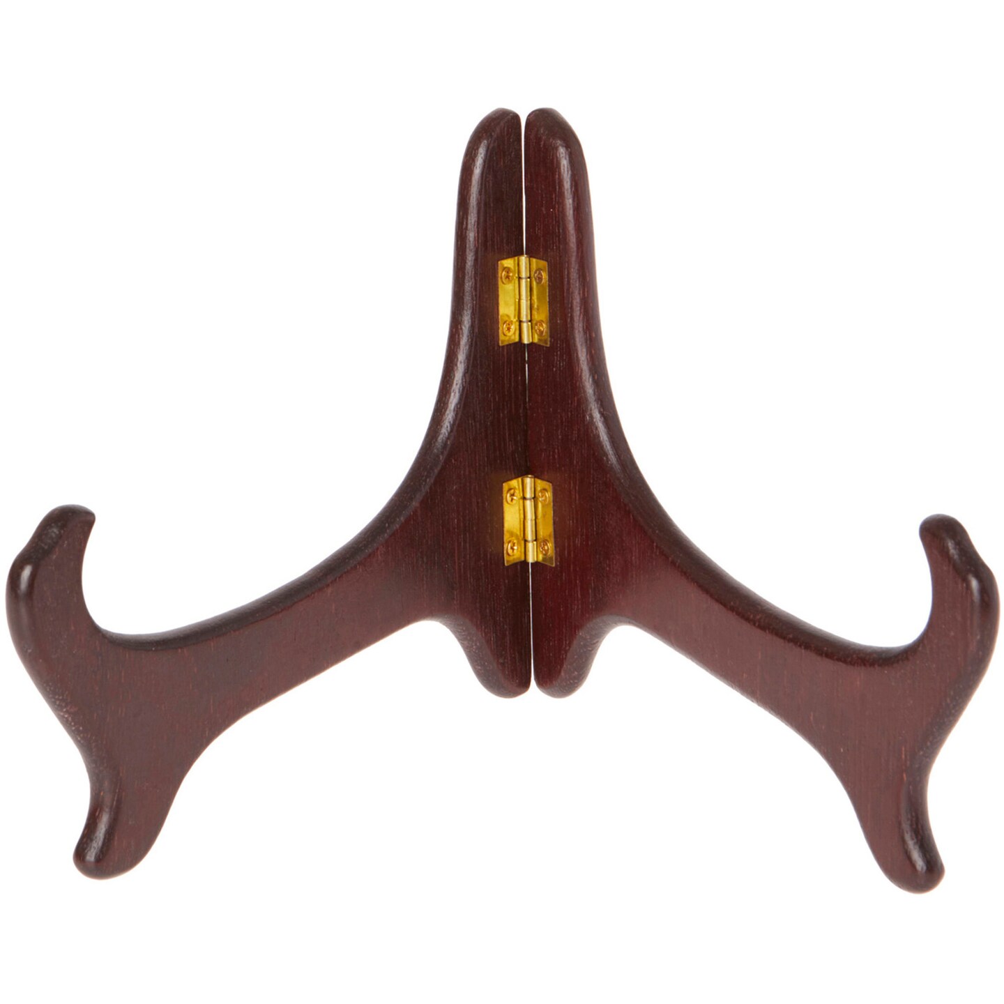 Bard's Hinged Medium Wood Bowl Stand, 5.5" H x 9.25" W x 6.5" D (For 9" - 10" Bowls)