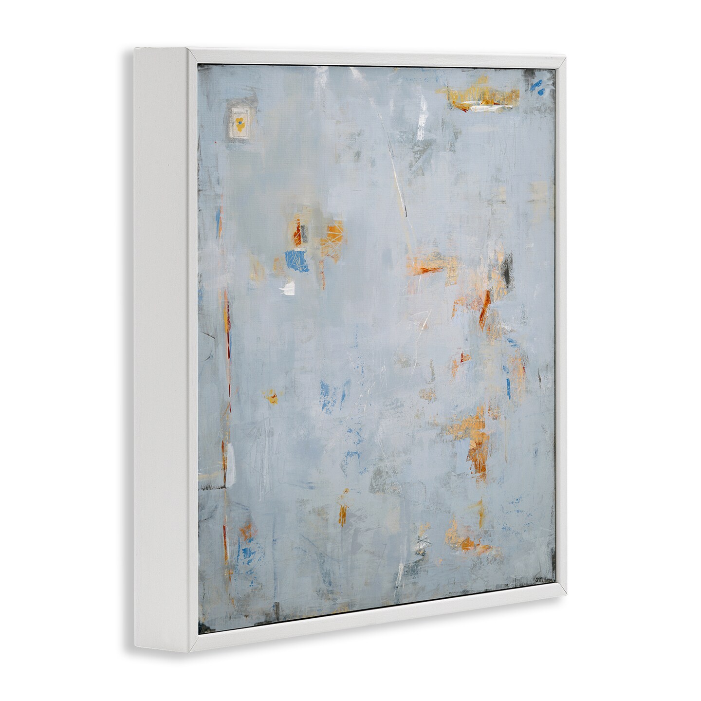 Stupell Industries Abstract Grey & Accents Framed Giclee Design by Jodi Major