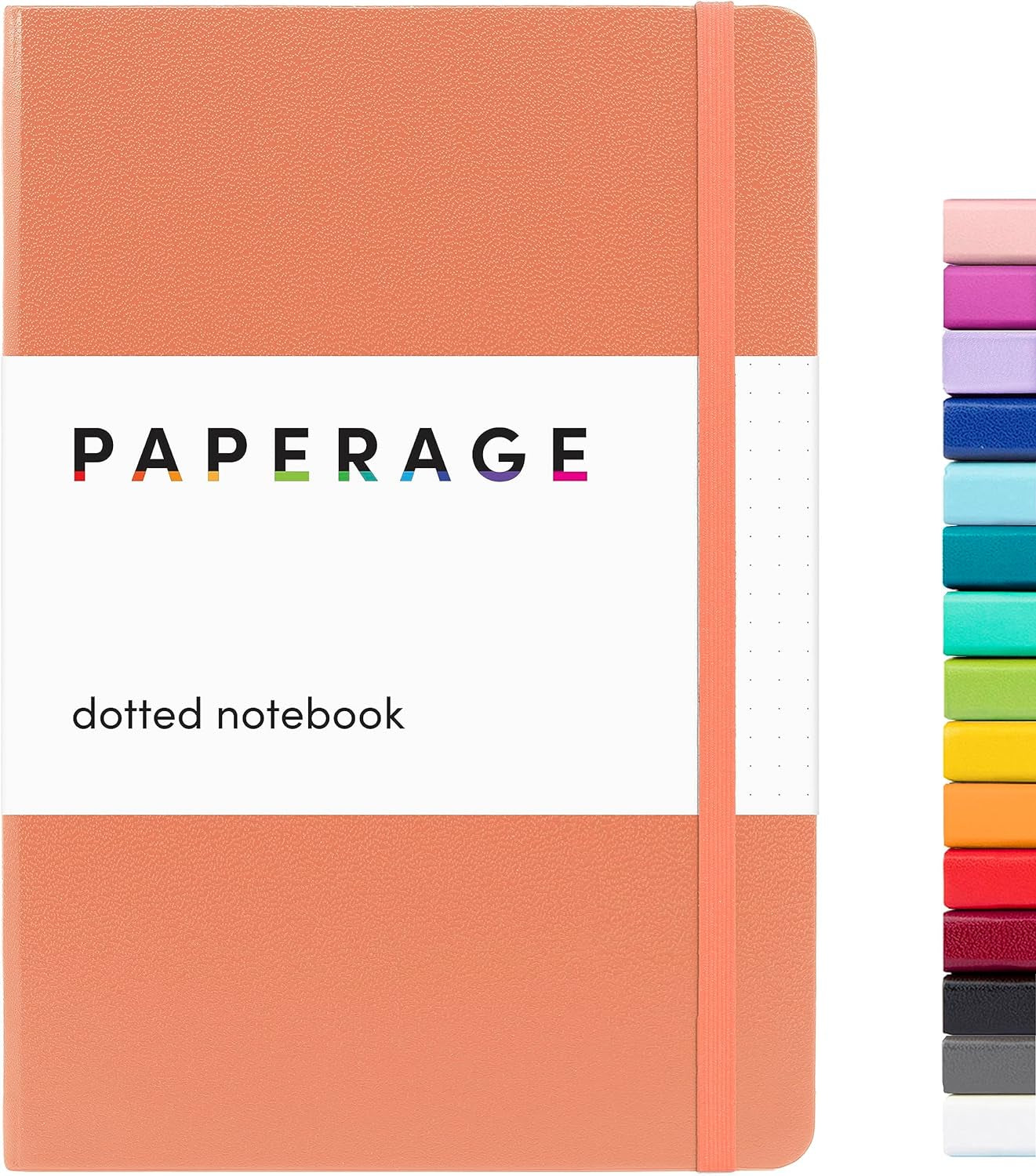 Dotted Journal Notebook, (Coral), 160 Pages, Medium 5.7 Inches X 8 Inches - 100 Gsm Thick Paper, Hardcover