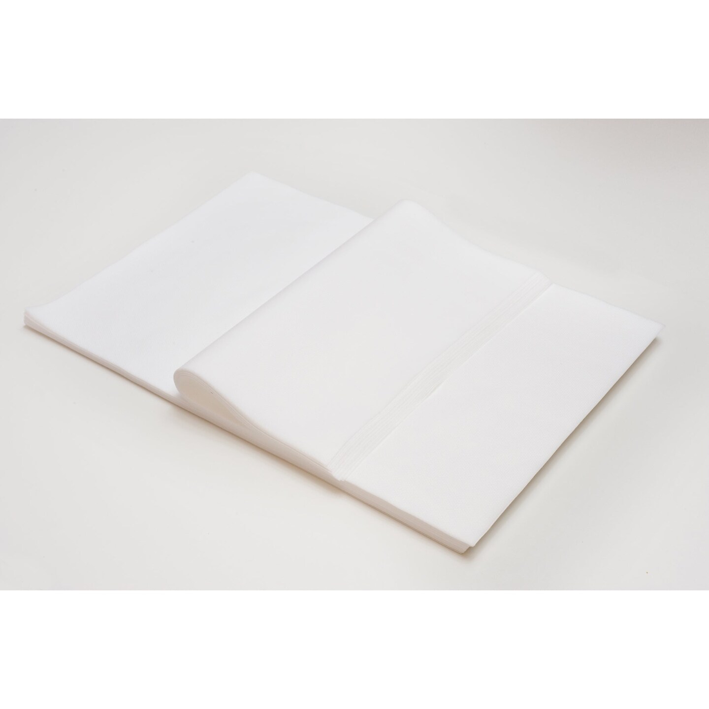 Art &#x26; Decoration Fabric Sheets, 12&#x22; x 18&#x22;, White, 45 Sheets