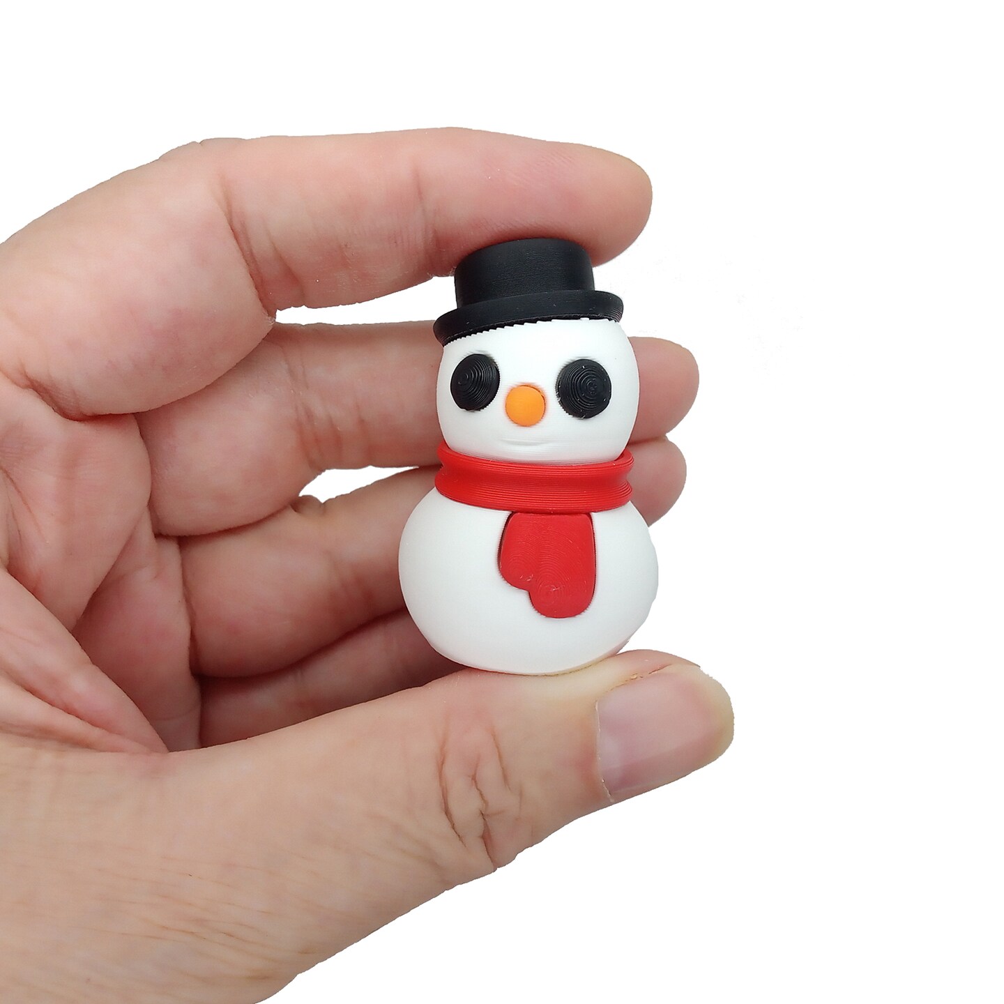 Cute Snowman Tree Topper for Miniature Christmas Trees, about 1.5
